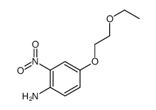 4-(2-ethoxyethoxy)-2-nitroaniline Structure