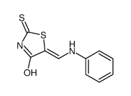 5-(anilinomethylidene)-2-sulfanylidene-1,3-thiazolidin-4-one Structure