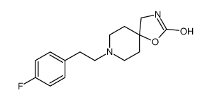 8-[2-(4-fluorophenyl)ethyl]-1-oxa-3,8-diazaspiro[4.5]decan-2-one Structure