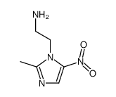 1-(2-aminoethyl)-2-methyl-5-nitro imidazole结构式