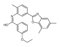 N-[5-(5,7-dimethyl-1,3-benzoxazol-2-yl)-2-methylphenyl]-3-ethoxybenzamide Structure