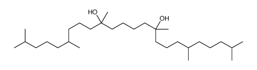 2,6,10,15,19,23-hexamethyltetracosane-10,15-diol Structure