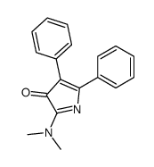 2-(dimethylamino)-4,5-diphenylpyrrol-3-one Structure