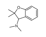 N,N,2,2-tetramethyl-3H-1-benzofuran-3-amine结构式