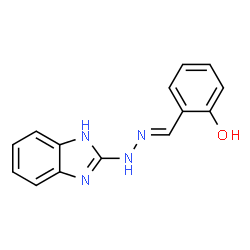 (Z)-2-((2-(1H-benzo[d]imidazol-2-yl)hydrazono)methyl)phenol Structure