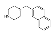 1-(2-NAPHTHYLMETHYL)PIPERAZINE结构式