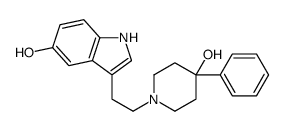 3-[2-(4-hydroxy-4-phenylpiperidin-1-yl)ethyl]-1H-indol-5-ol Structure