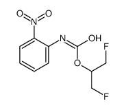 1,3-difluoropropan-2-yl N-(2-nitrophenyl)carbamate结构式