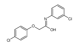 2-(4-chlorophenoxy)-N-(3-chlorophenyl)acetamide Structure