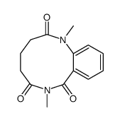 1,7-dimethyl-4,5-dihydro-3H-1,7-benzodiazecine-2,6,8-trione结构式