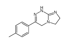 3-(4-methylphenyl)-1,4,6,7-tetrahydroimidazo[2,1-c][1,2,4]triazine结构式