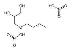 3-butoxypropane-1,2-diol,nitric acid结构式