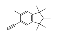 2,3-Dihydro-1,1,2,3,3,6-hexamethyl-1H-indene-5-carbonitrile结构式