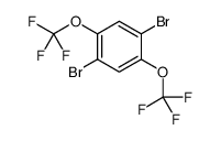 1,4-dibromo-2,5-bis(trifluoromethoxy)benzene Structure