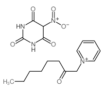 5-nitro-1,3-diazinane-2,4,6-trione; 1-pyridin-1-yloctan-2-one Structure