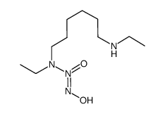 (Z)-1-{N-ethyl-N-[6-(N-ethylammoniohexyl)amino]}diazen-1-ium-1,2-diolate Structure