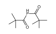 1-(2,2-dimethylpropanoylphosphanyl)-2,2-dimethylpropan-1-one结构式