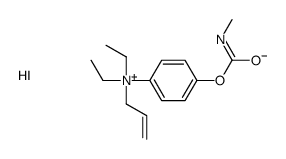 diethyl-[4-(methylcarbamoyloxy)phenyl]-prop-2-enylazanium,iodide Structure