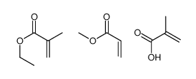 ethyl 2-methylprop-2-enoate,methyl prop-2-enoate,2-methylprop-2-enoic acid Structure