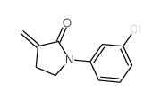 1-(3-chlorophenyl)-3-methylidene-pyrrolidin-2-one Structure