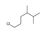 1-chloro-4,5-dimethylhexane Structure