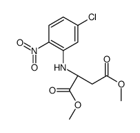 dimethyl (2R)-2-(5-chloro-2-nitroanilino)butanedioate Structure