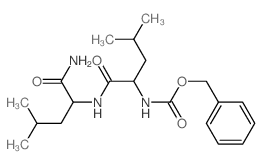 L-Leucinamide,N-[(phenylmethoxy)carbonyl]-L-leucyl- Structure