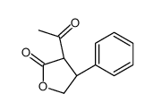 (3R,4R)-3-acetyl-4-phenyloxolan-2-one结构式