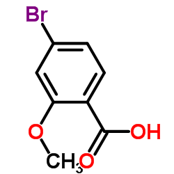 2-甲氧基-4-溴苯甲酸结构式