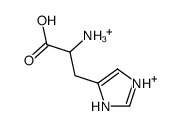 [1-carboxy-2-(1H-imidazol-3-ium-5-yl)ethyl]azanium Structure