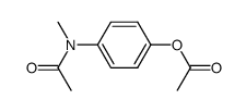 4'-acetoxy-N-methylacetanilide Structure