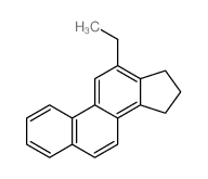 15H-Cyclopenta(a)phenanthrene, 12-ethyl-16,17-dihydro- Structure