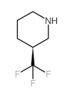 Piperidine, 3-(trifluoromethyl)-, (3S)- (9CI) structure