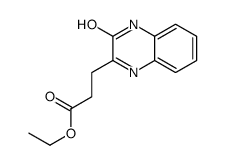 Ethyl 3-(3-hydroxy-2-quinoxalinyl)propanoate Structure