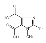 2-BROMO-1-METHYL-1H-IMIDAZOLE-4,5-DICARBOXYLIC ACID structure