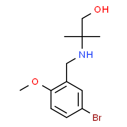 2-((5-BROMO-2-METHOXYBENZYL)AMINO)-2-METHYLPROPAN-1-OL picture