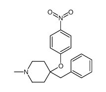 4-benzyl-1-methyl-4-(4-nitrophenoxy)piperidine结构式