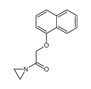 1-Aziridin-1-yl-2-(naphthalen-1-yloxy)-ethanone Structure