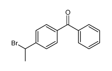 [4-(1-bromoethyl)phenyl]-phenylmethanone Structure