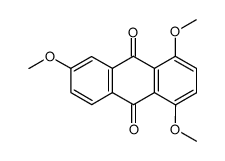 1,4,6-trimethoxy-9,10-anthraquinone结构式