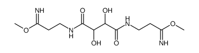 dimethyl-3,8-diaza-4,7-dioxo-5,6-dihydroxydecanbis(imidate)结构式