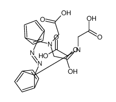 4,4'-bis(alpha-iminodiacetic acid)azotoluene Structure