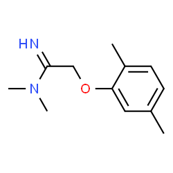 Ethanimidamide, 2-(2,5-dimethylphenoxy)-N,N-dimethyl- (9CI) structure