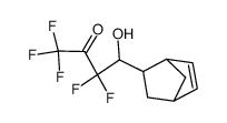 1-hydroxy-1-(5-norbornene-2-yl)-2,2,4,4,4-pentafluorobutane-3-one结构式