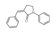 2-Pyrrolidinone,1-phenyl-3-(phenylmethylene)- structure