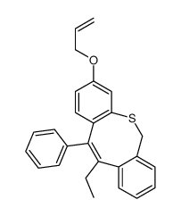 (11Z)-11-ethyl-12-phenyl-3-prop-2-enoxy-6H-benzo[c][1]benzothiocine Structure