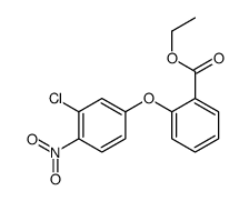 ethyl 2-(3-chloro-4-nitrophenoxy)benzoate结构式