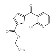 2-CHLORO-3-(5-ETHOXYCARBONYL-2-THENOYL)PYRIDINE图片