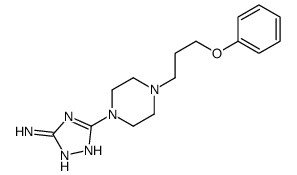 3-[4-(3-phenoxypropyl)piperazin-1-yl]-1H-1,2,4-triazol-5-amine Structure