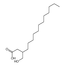 3-(hydroxymethyl)pentadecanoic acid Structure